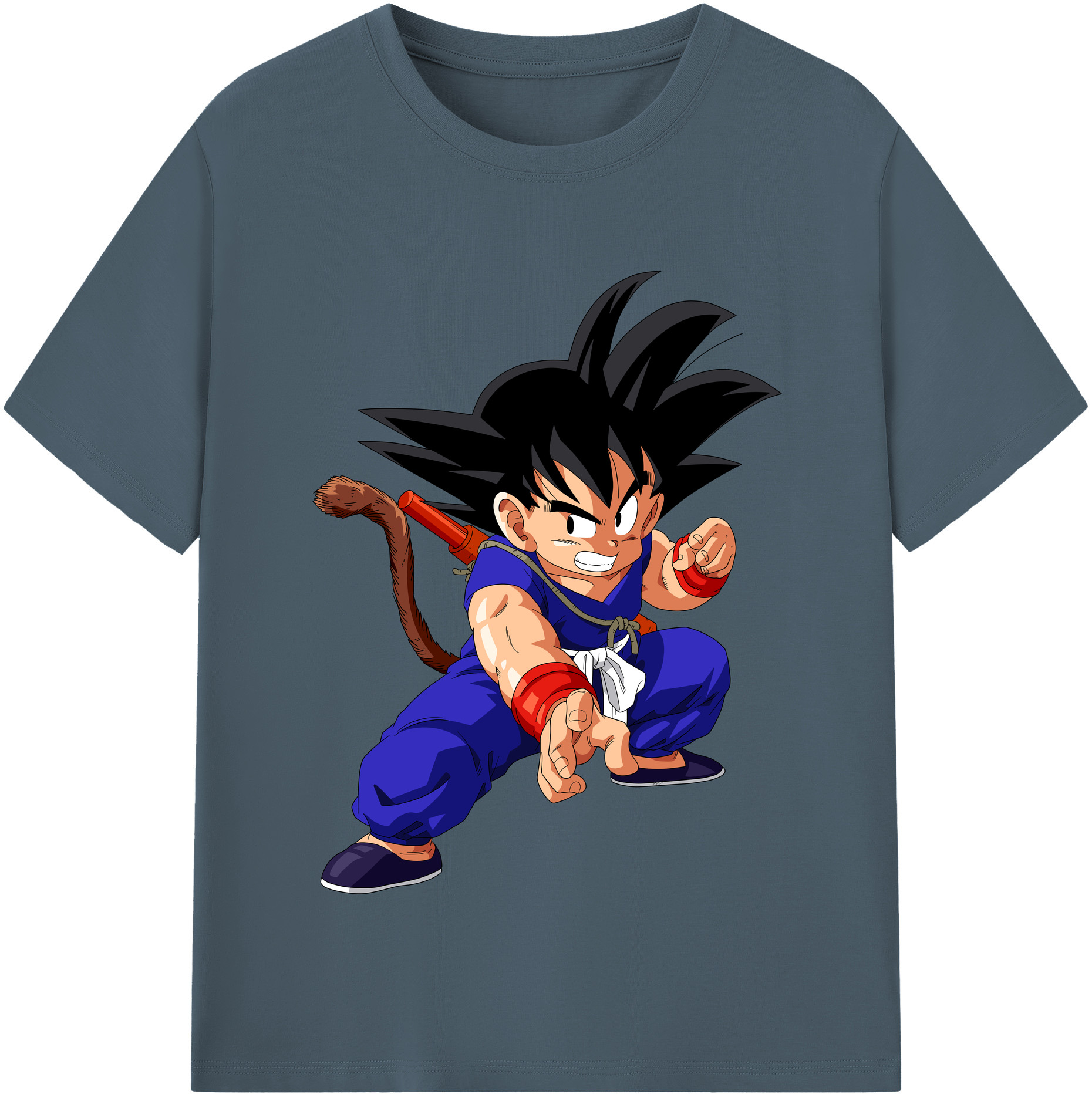 （画像用） ドラゴンボール 孫悟空（そん ごくう）Son Goku カカロット DRAGON BALL Kakarotto 綿100％半袖Tシャツ（フロントプリント）